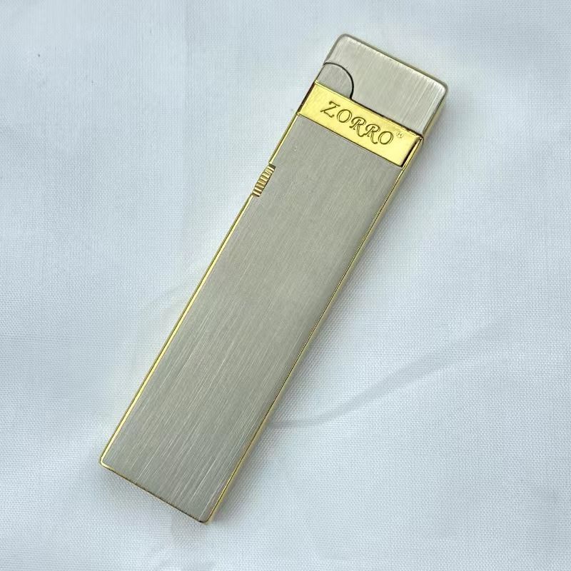 国风细小拉丝金砂轮打火机【全新机无煤-油】