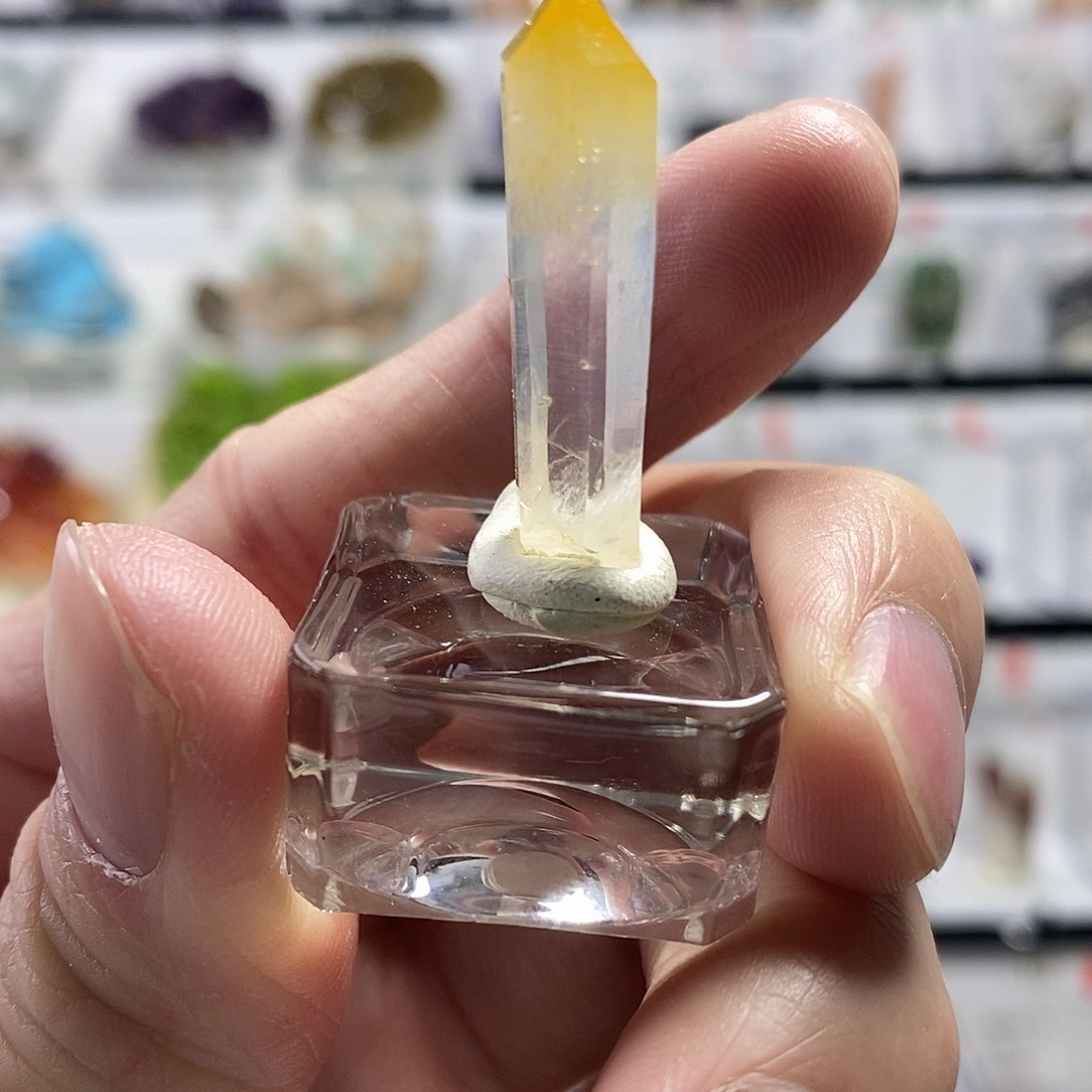 石材芒果蓝雾水晶水晶