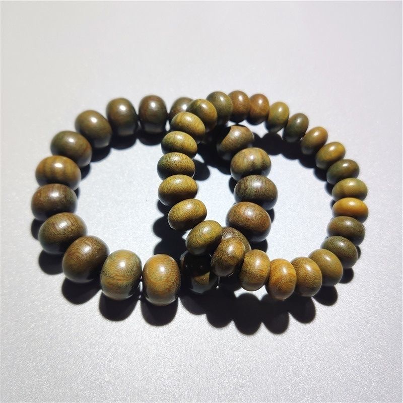 绿檀1.5算盘珠手串8005.