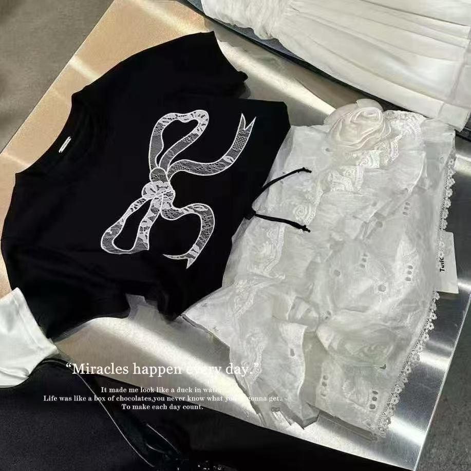 Q3168儿童蕾丝花边短裙