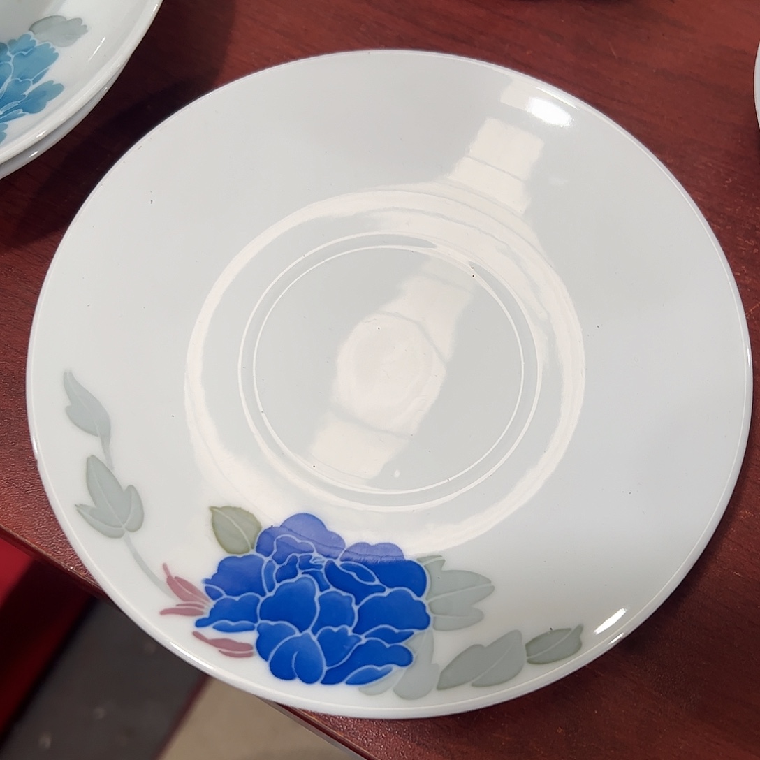 醴陵瓷直播供货基地手绘14厘米