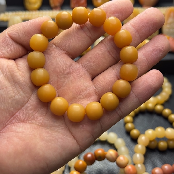 铭***石英质玉未镶嵌手串