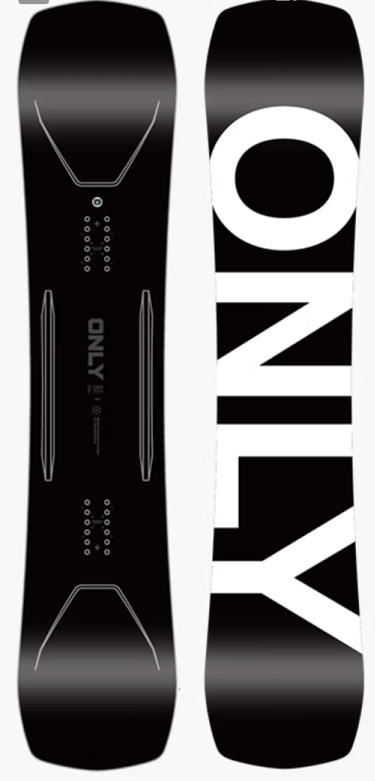 小黑板八字刻滑加宽竞速单板滑雪板加宽滑雪板刻滑板小黑板滑雪板