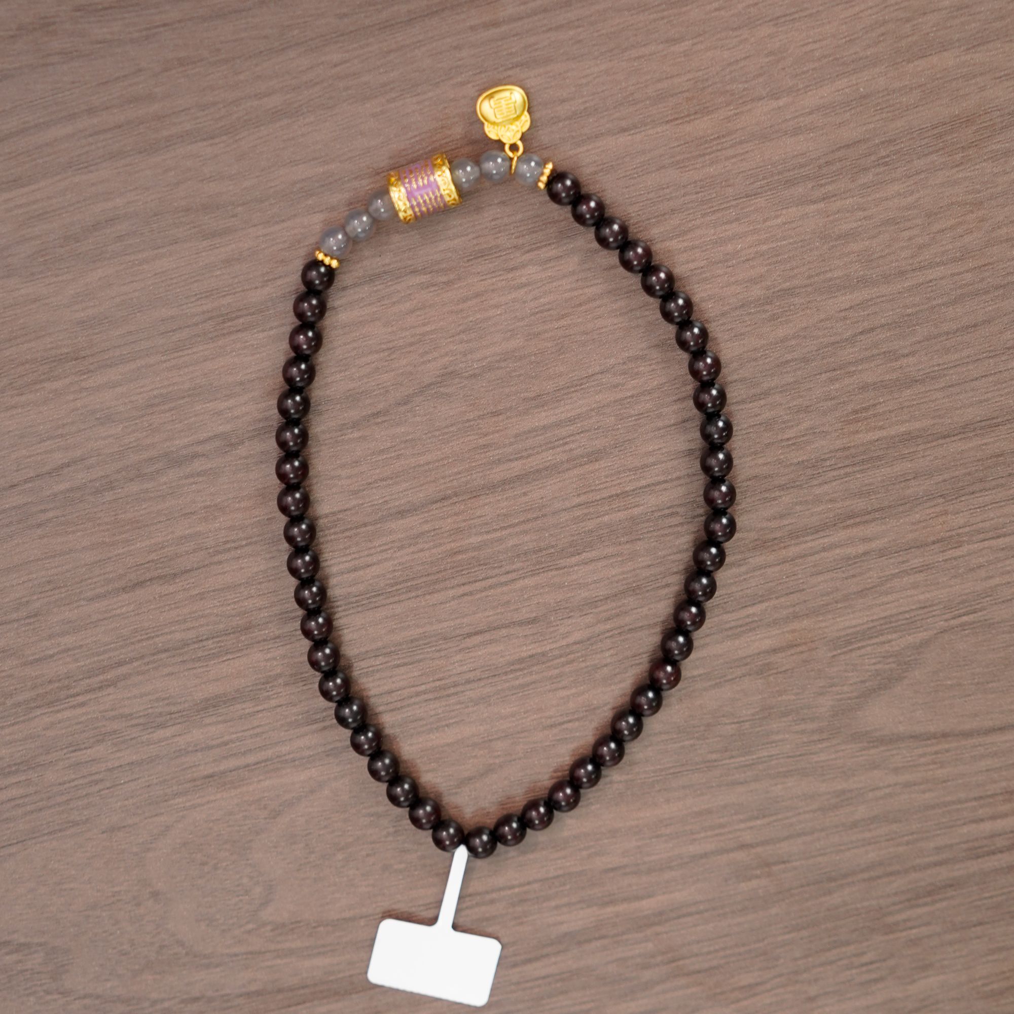 K26紫檀0.6双圈转手串（无礼盒）S0132