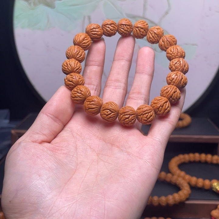 手串桃核龙纹桃核火焰纹