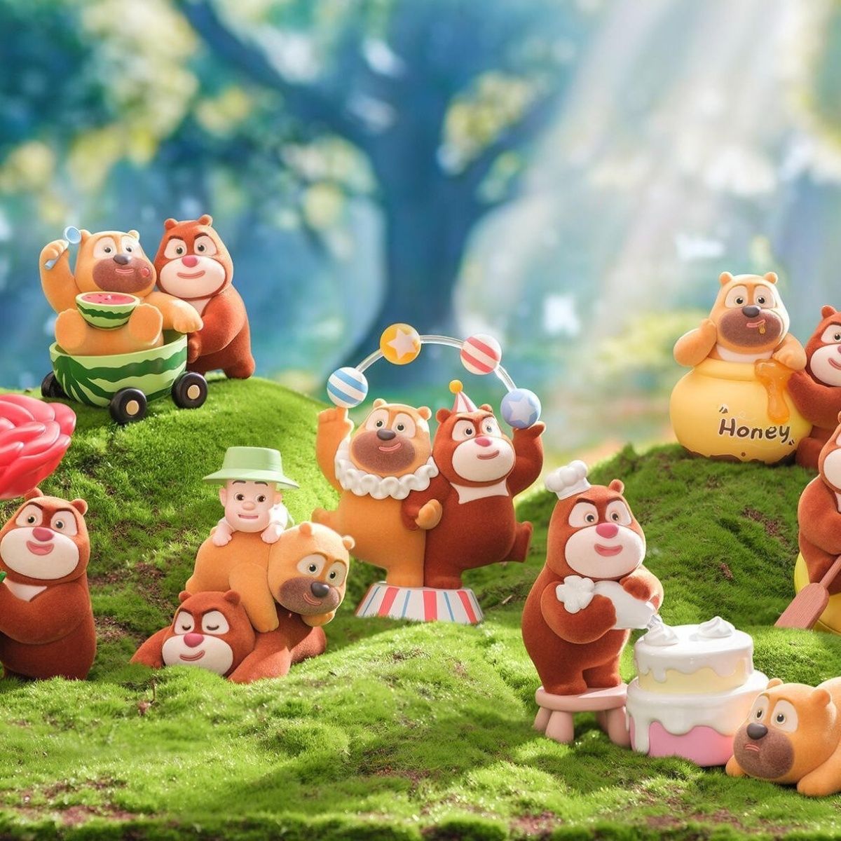 【拆盒】熊出没 有熊的世界不孤单系列潮玩手办盲盒第二弹 