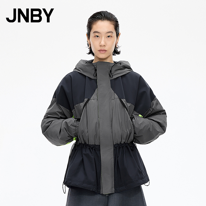 【商场同款】JNBY/江南布衣25秋新品羽绒服A型宽松连帽5P9C10770