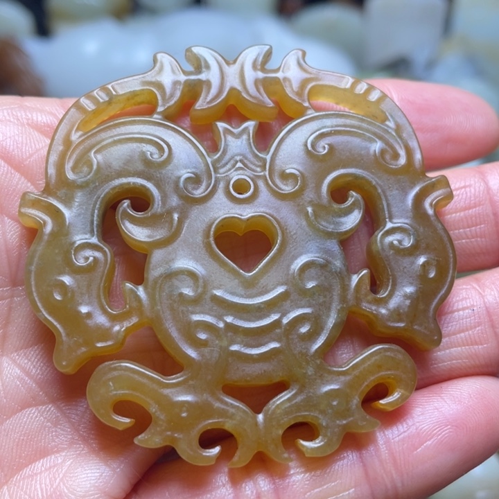 和田玉挂件未镶嵌