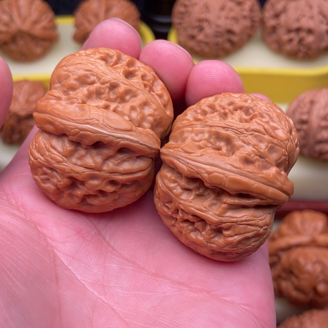 文玩核桃把件顺*元宝42