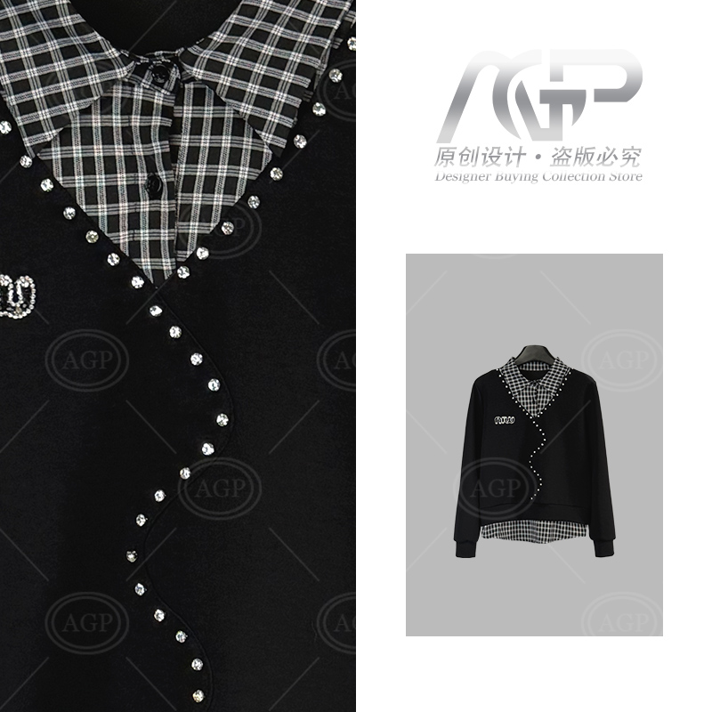 AGP-S39<秋款系列>2025新款长袖卫衣时尚显瘦休闲百搭款