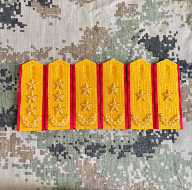 老肩牌章路123星3副情怀留念