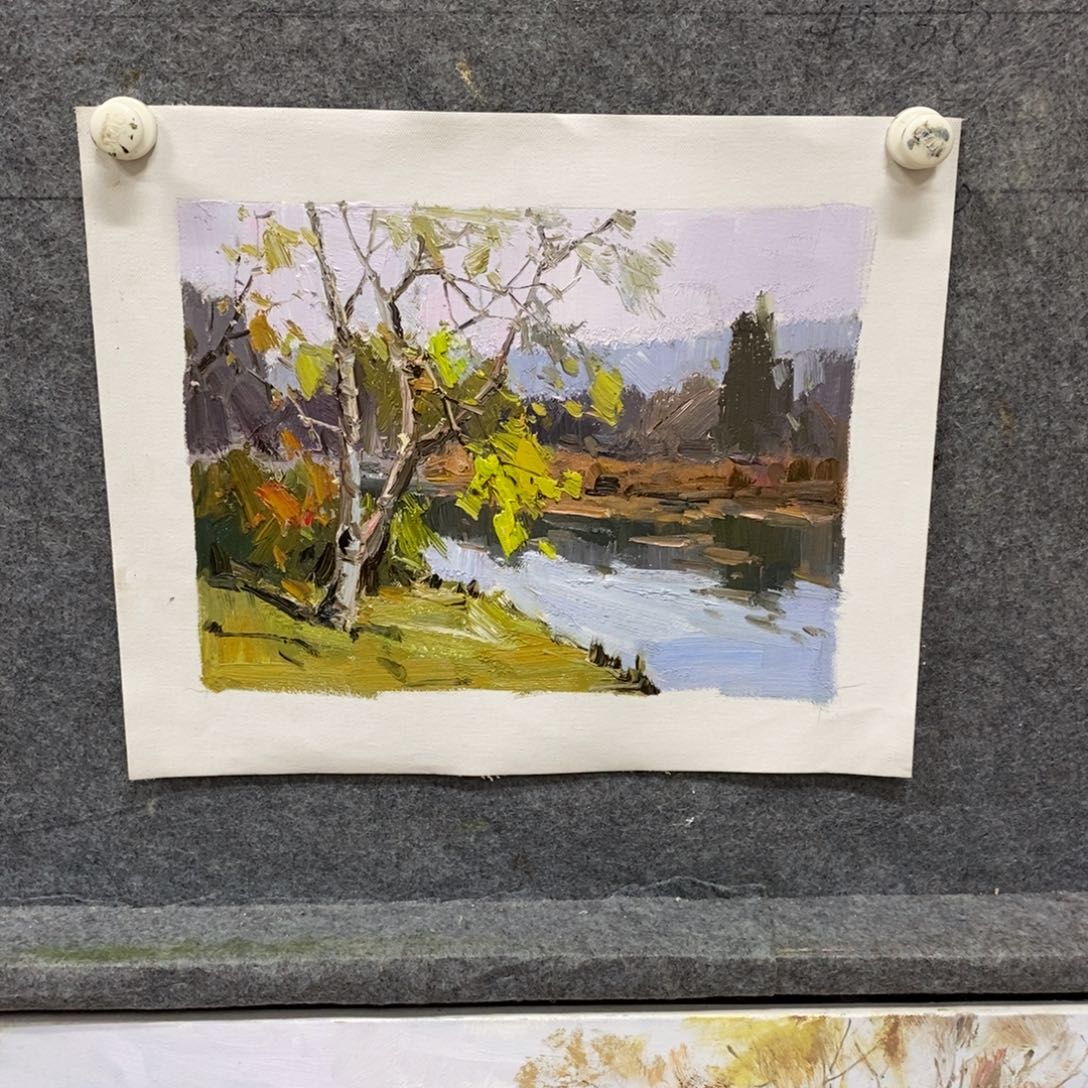 油画风景油画作品