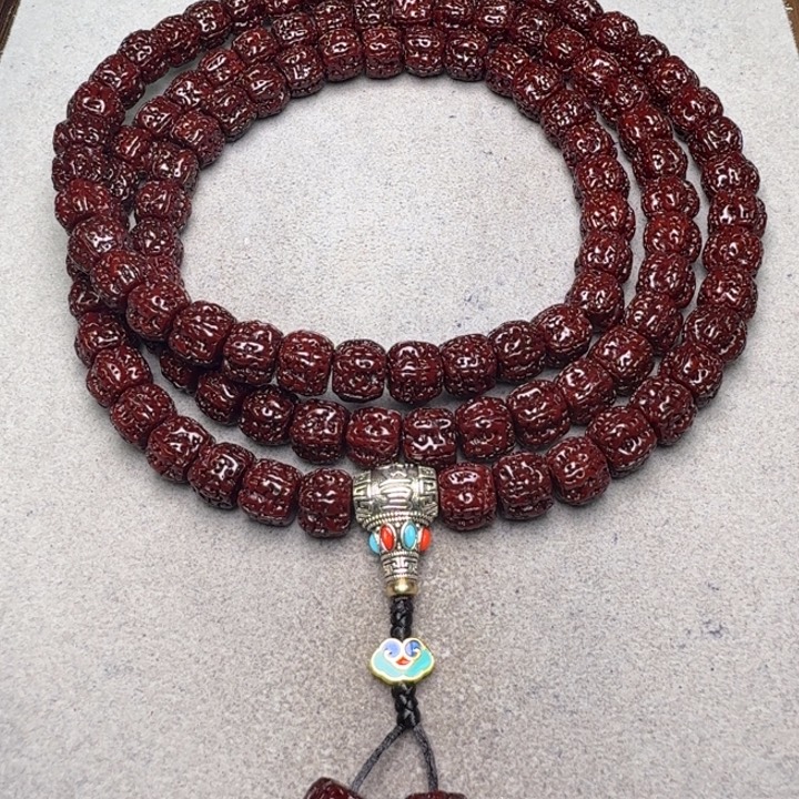 F***金刚菩提吊坠盘龙108尺寸12