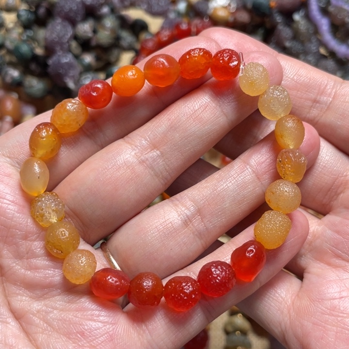 玛瑙/玉髓未镶嵌手链