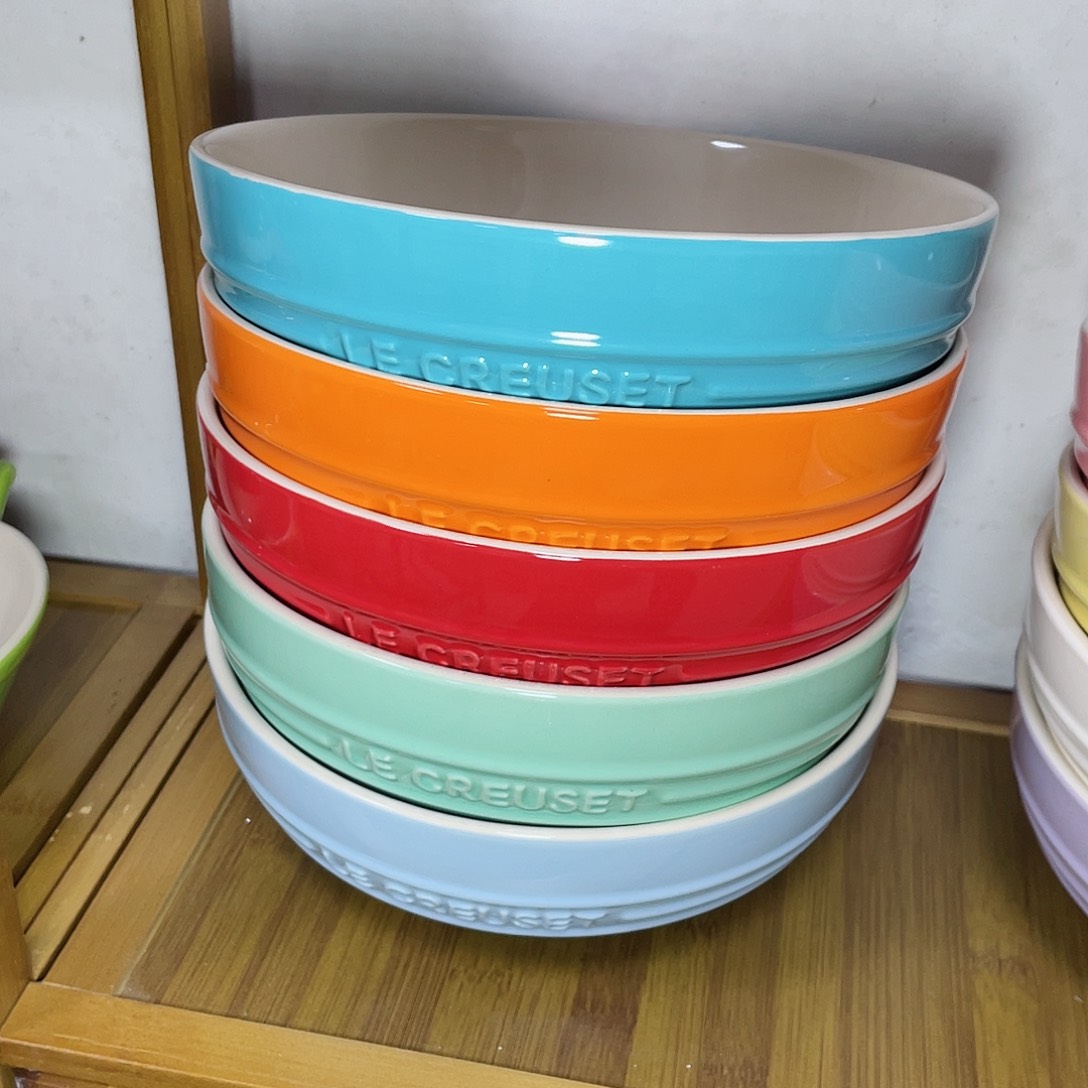 瓷片微瑕陶瓷餐具家用 两个8.5