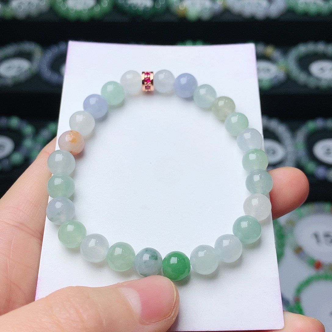 翡翠手链未镶嵌翡翠