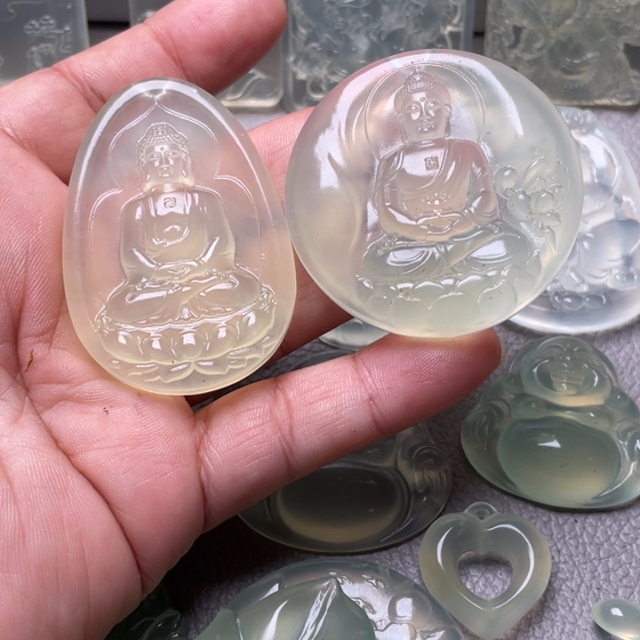 鑫***睿岫玉未镶嵌吊坠(赠链)