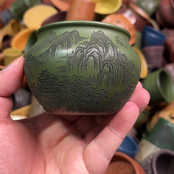 紫砂茶杯全手工紫砂主人杯