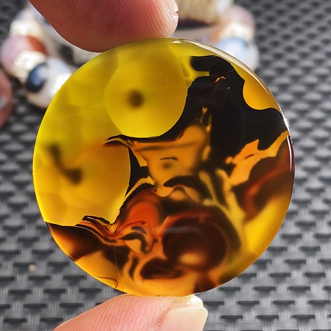 玛瑙/玉髓未镶嵌吊坠(不含链)39