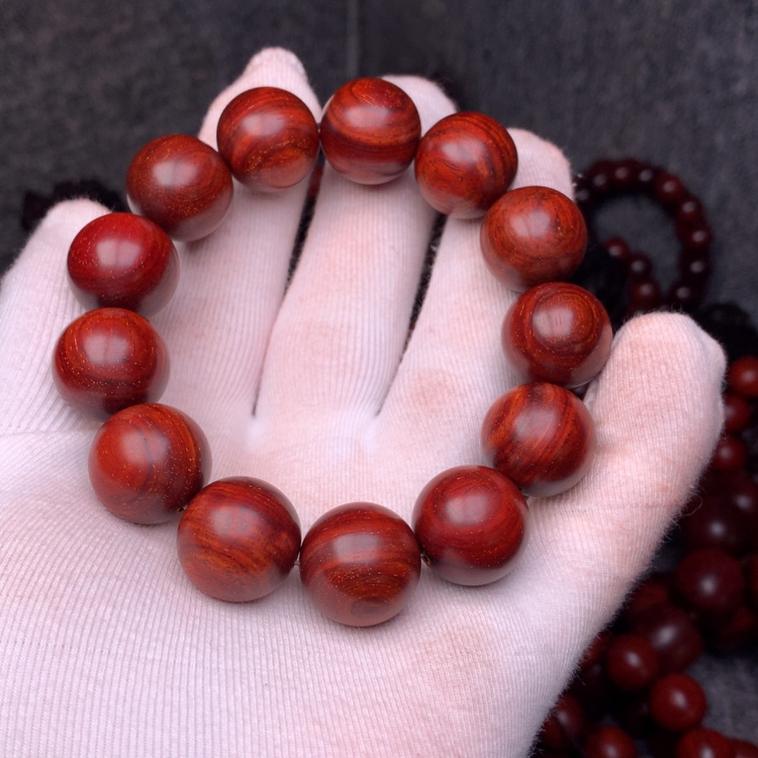 旭***旭檀香紫檀（小叶紫檀）手串/手链1.8