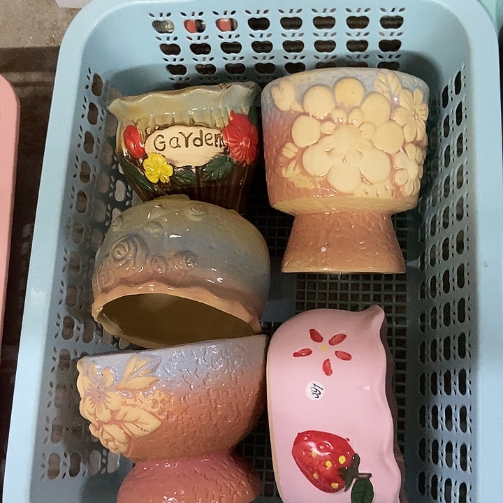 花盆单场满9.9发货瑕疵捡漏五个391