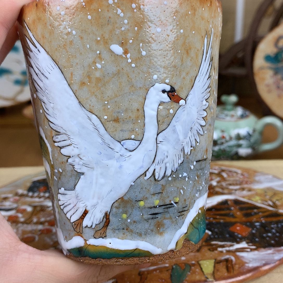 杯景德镇陶瓷手作