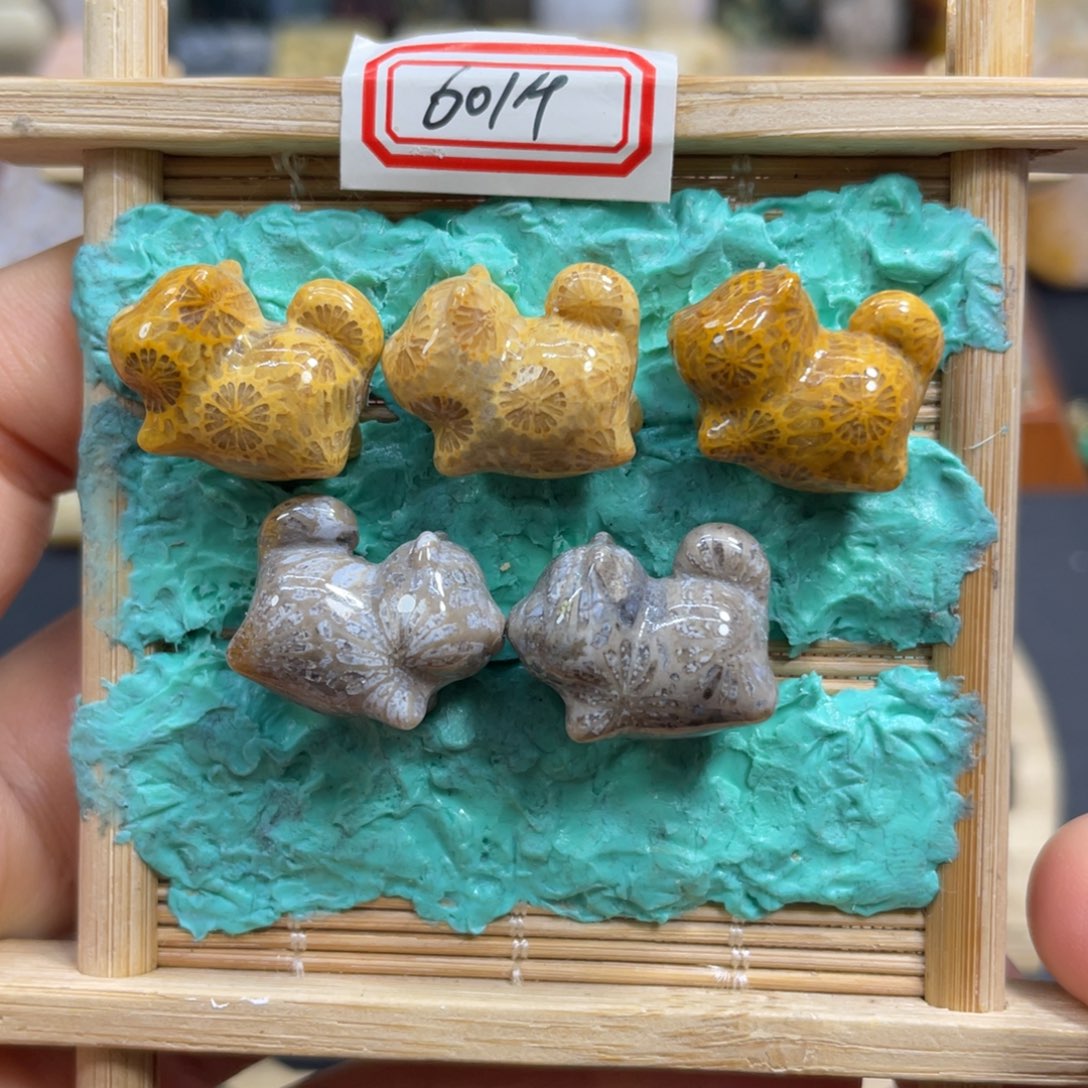 硅化玉未镶嵌颈饰猫猫60米1只