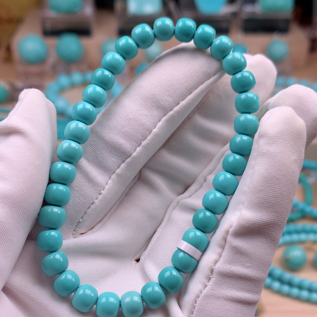 绿松石未镶嵌珠宝奇石6.2mm