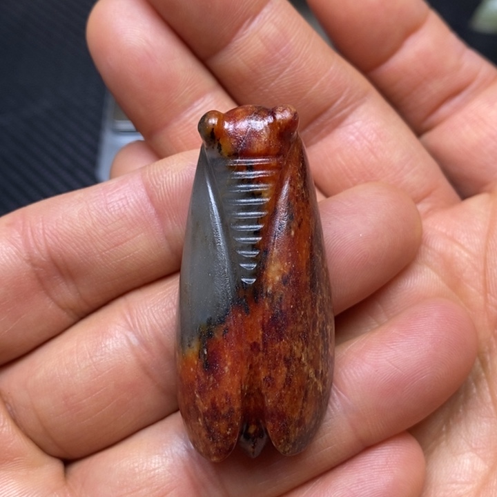 和田玉挂件未镶嵌孝*