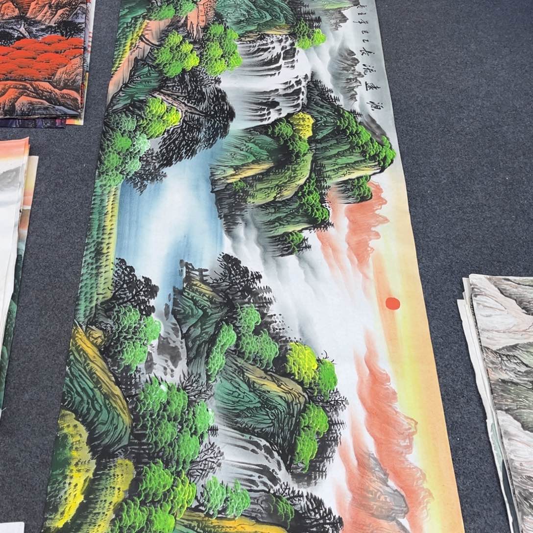 国画明月的直播间2