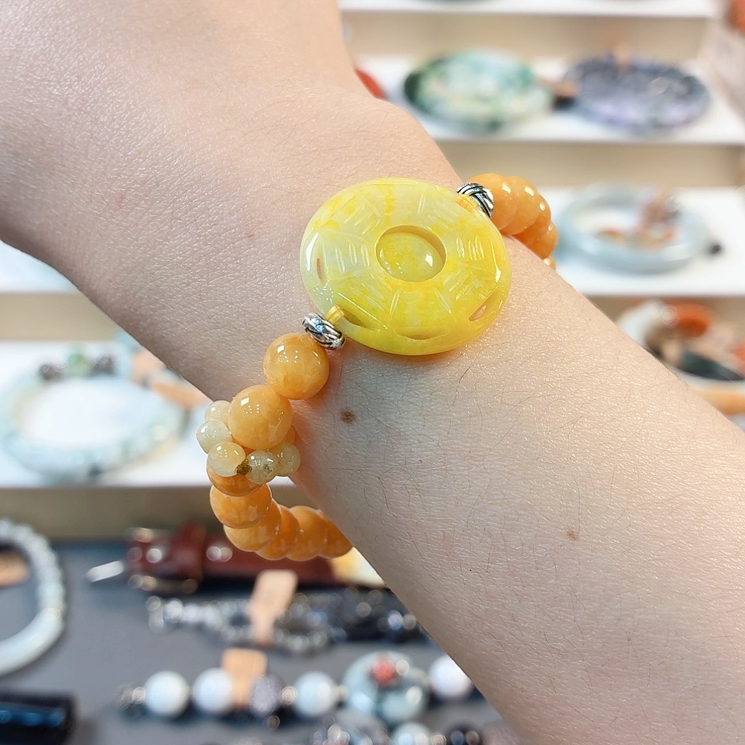 翡翠未镶嵌手链手串