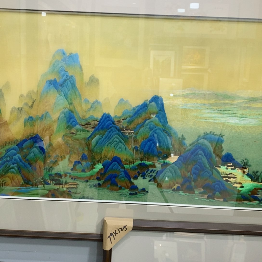 织绣马**功纯手工苏州刺绣