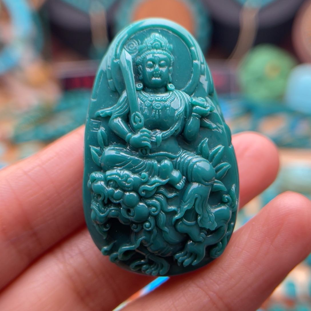 绿松石珠宝奇石未镶嵌