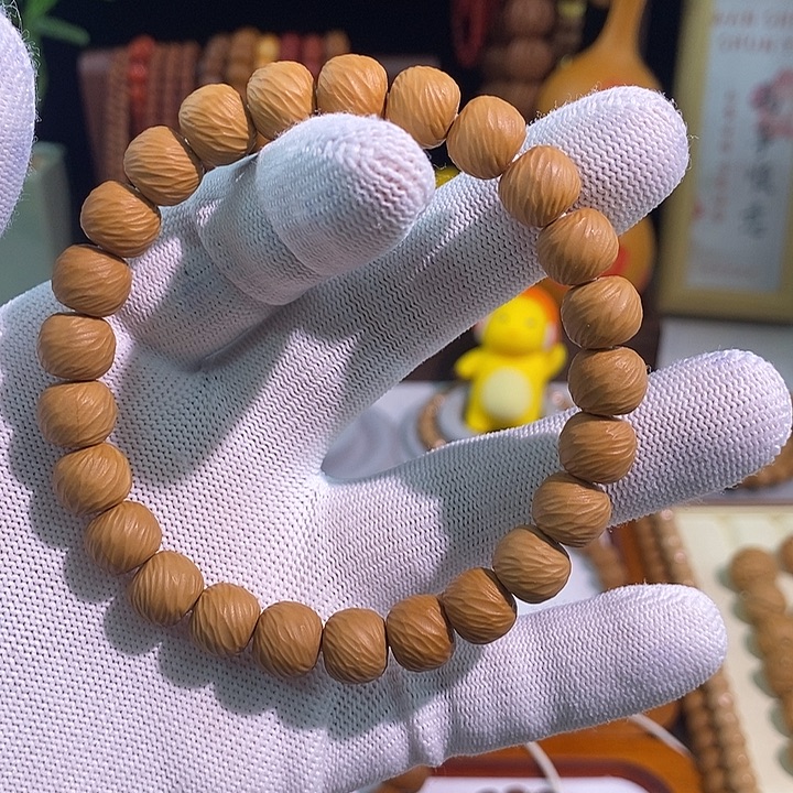 叫***e吊坠猴头核桃全品无暇云锦