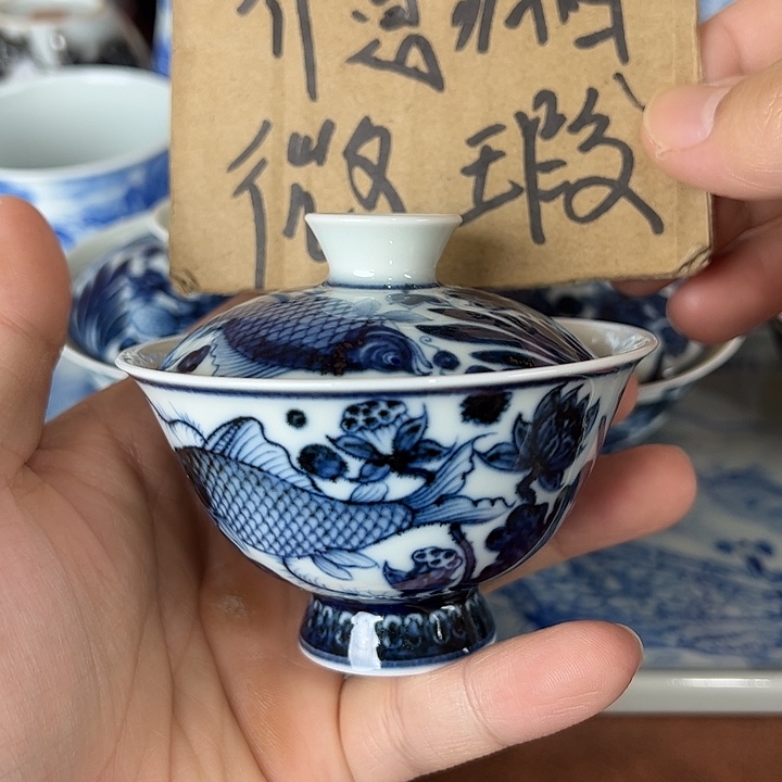 瓷片景德镇全手工手绘陶瓷