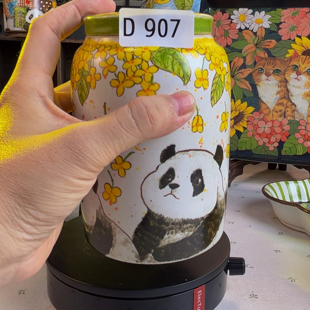 【闪购商品】摆件如*桃园山房高温釉下彩