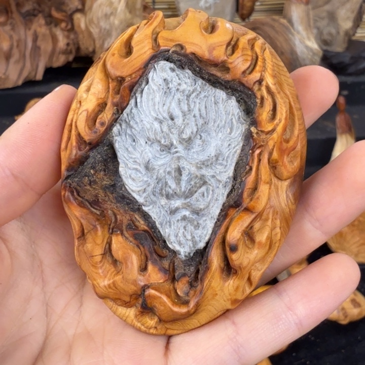 柏木（崖柏）手把件