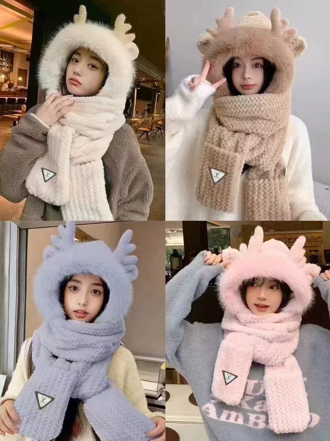 儿童冬季保暖帽子网红帽防风保暖
