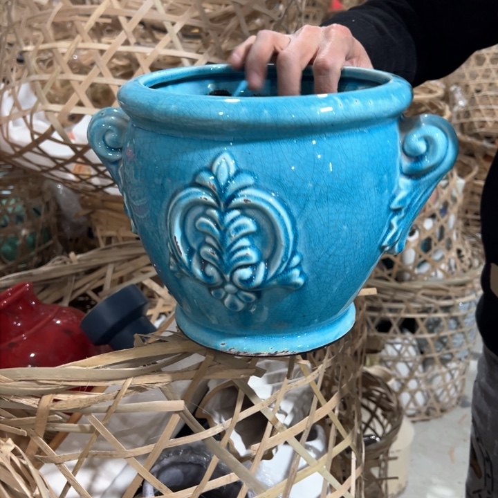 摆件高22口19公分微瑕捡漏做旧款