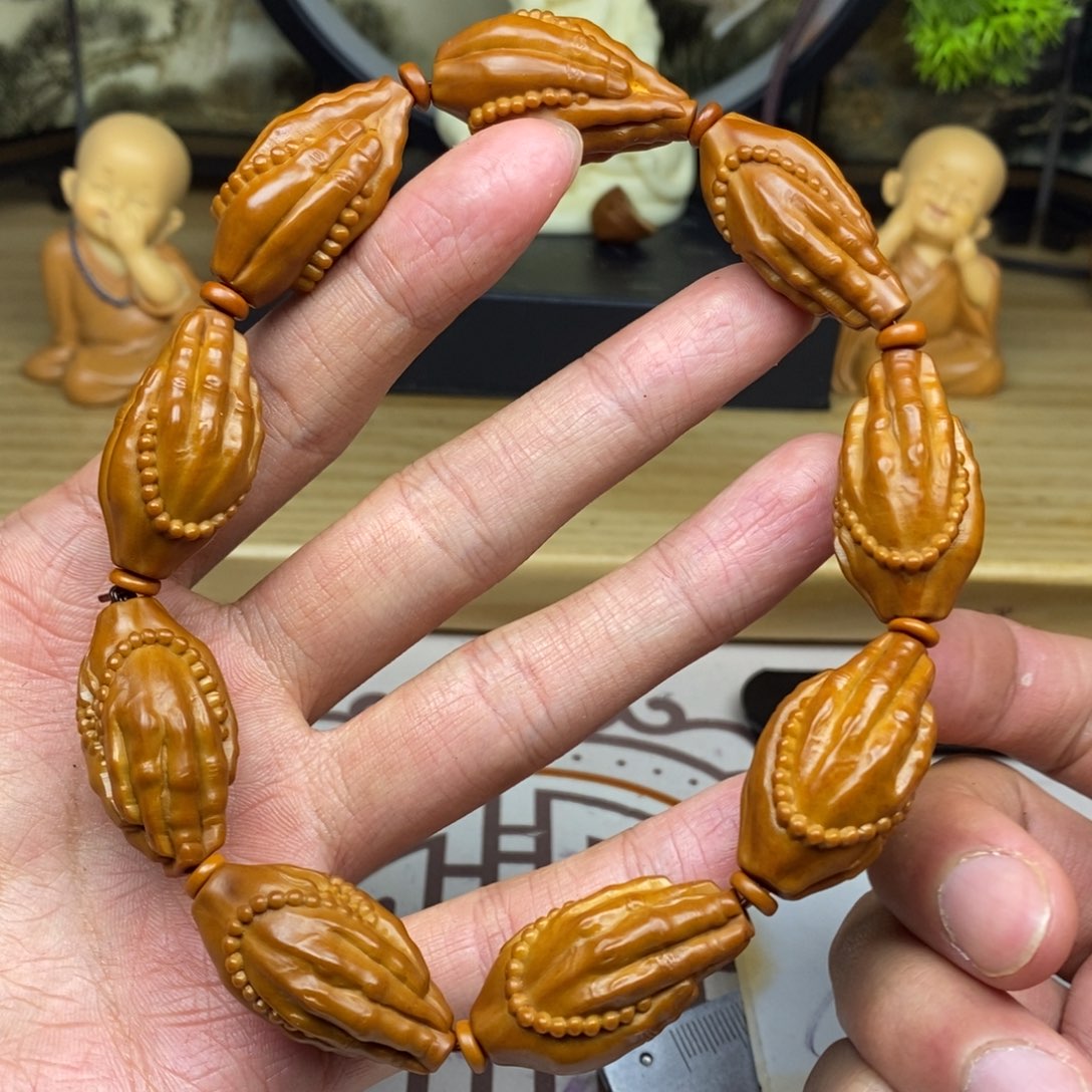 橄榄核手串/手链橄榄核雕工艺手串