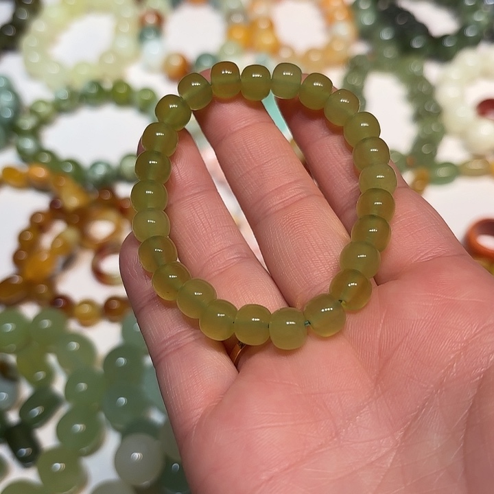 蛇纹石玉未镶嵌手串
