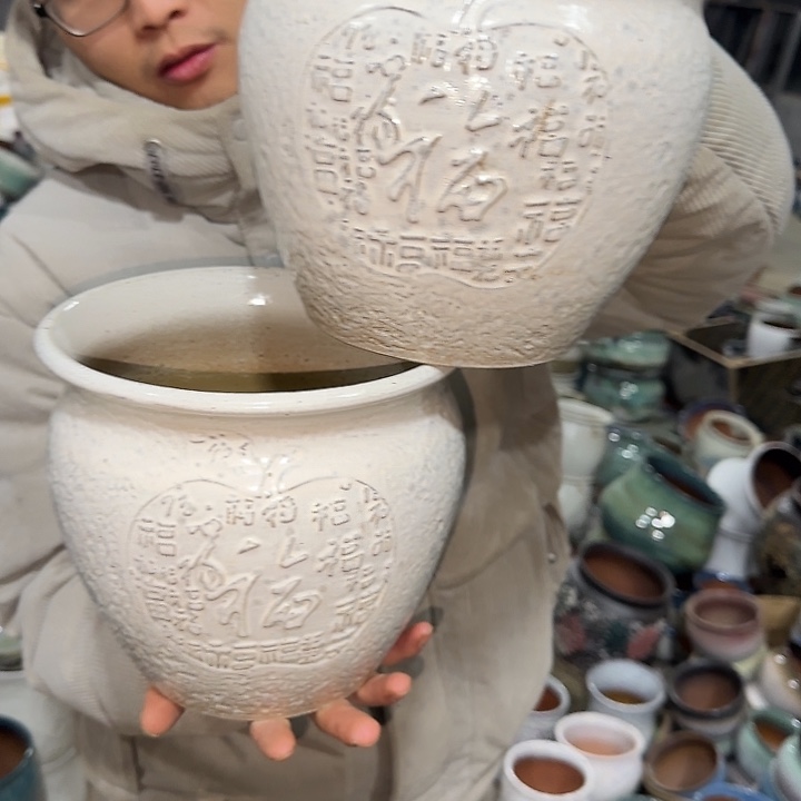 高度18口20啦啦花盆