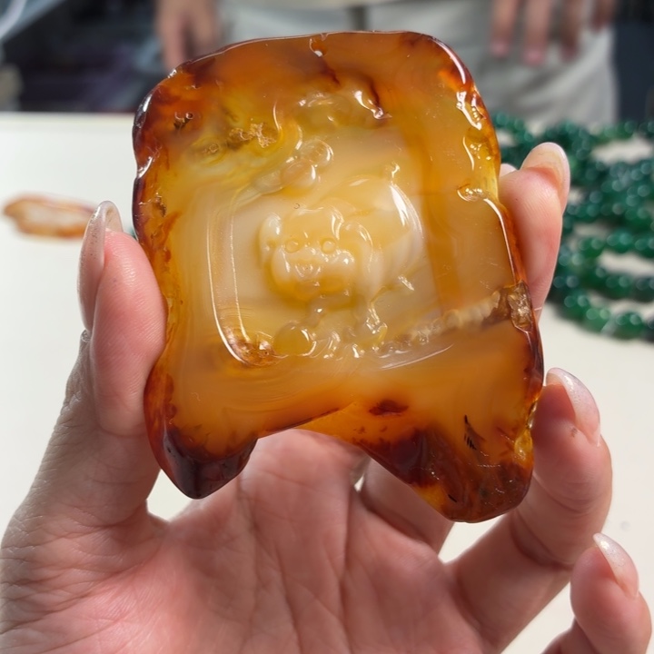 玛瑙/玉髓未镶嵌吊坠(不含链)