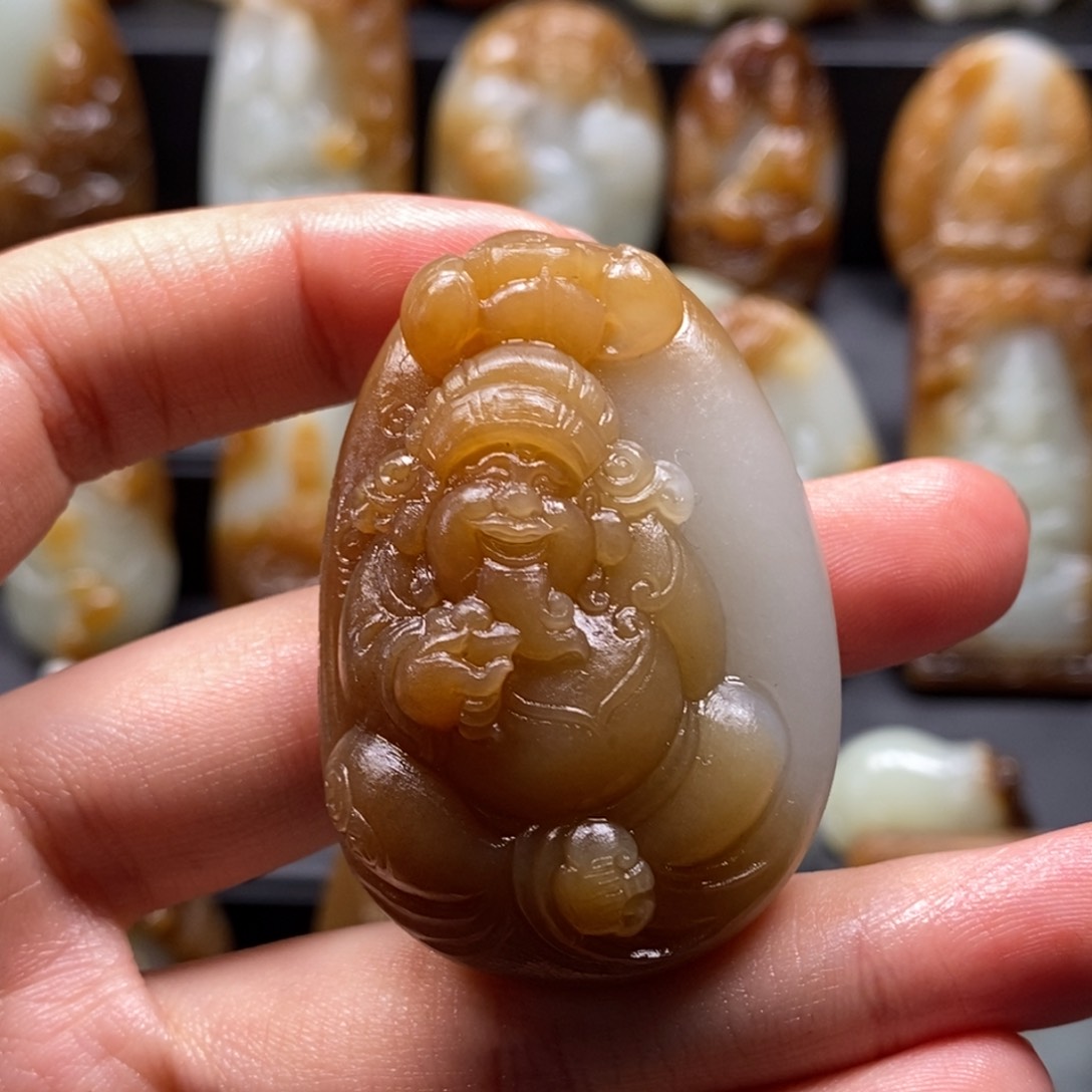 和田玉吊坠(不含链)未镶嵌