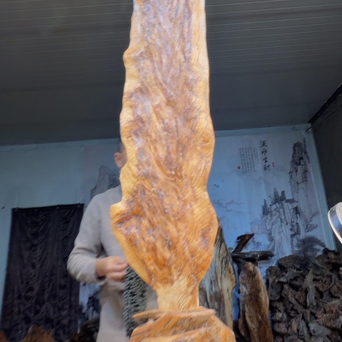 四***哥木三丰琥珀木 天然摆件12