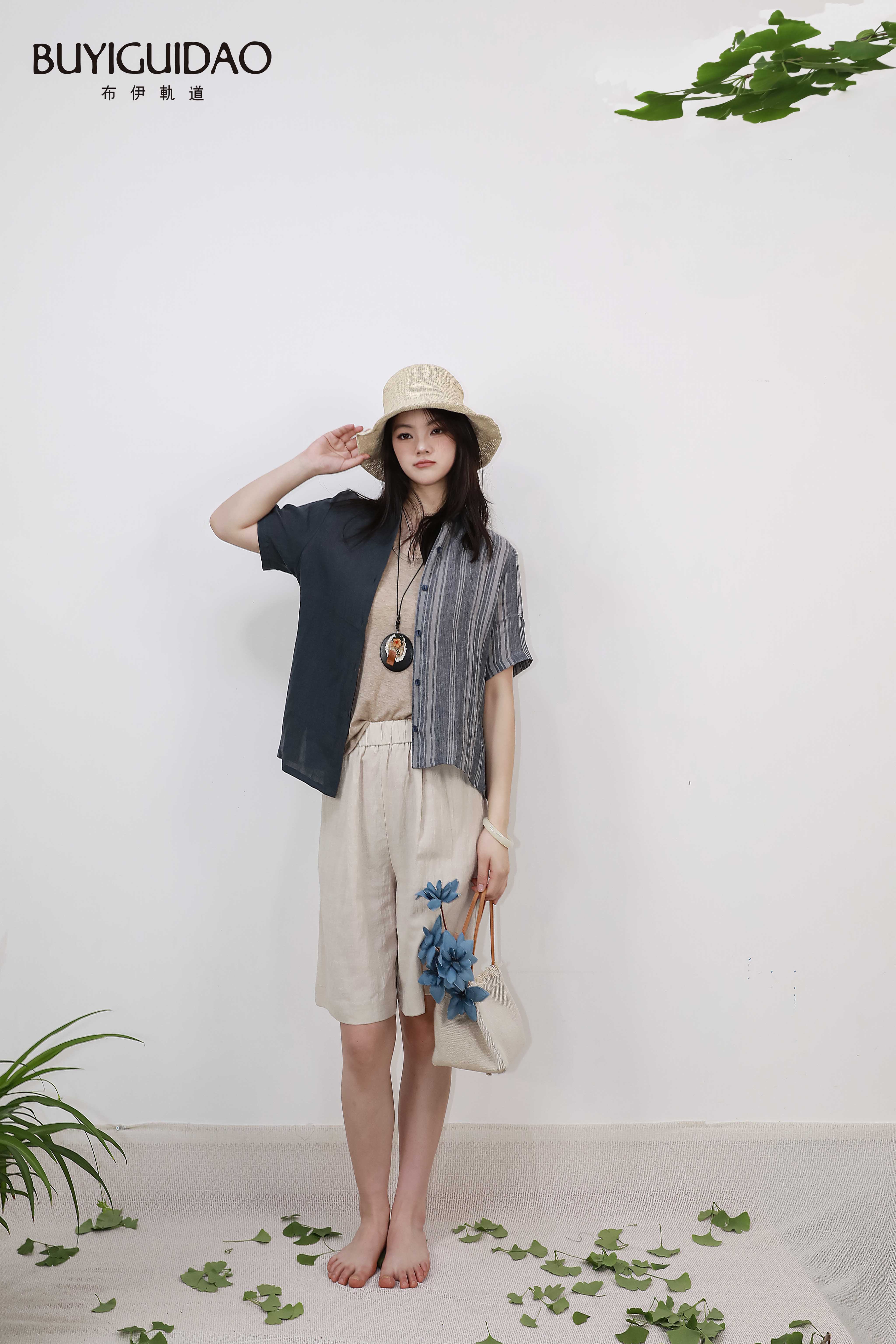 布伊轨道原创品牌女装夏装新品短裤