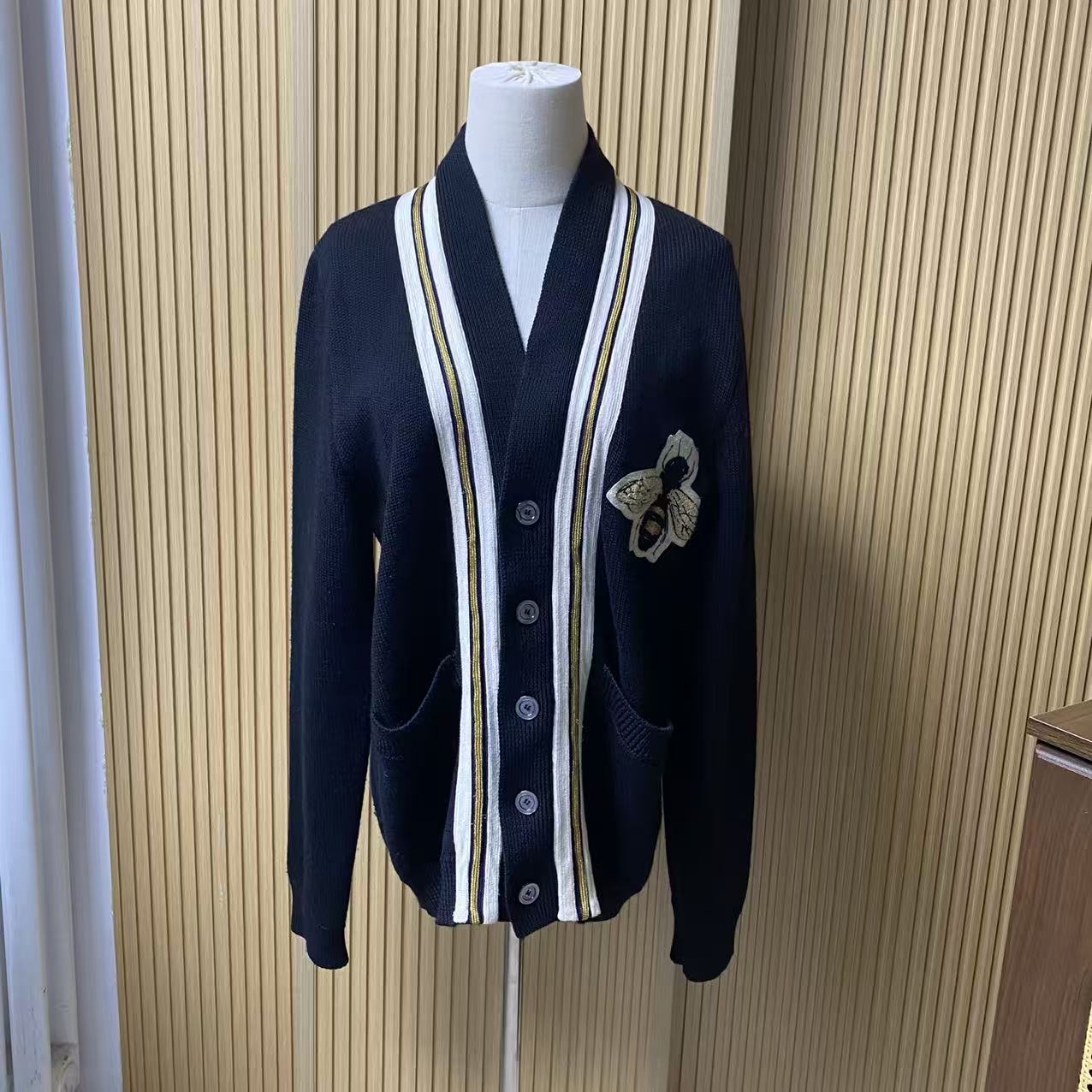95新 GUCCI/古驰 古驰GUCCI/小蜜蜂针织外套/m码/04600022