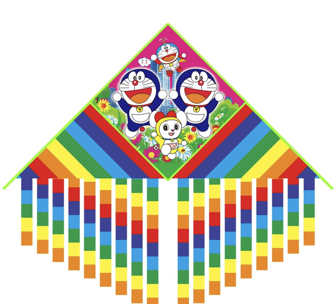 卡通哆啦A梦风筝微风易飞儿童成人长尾多尾