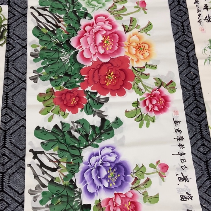 枕书斋画廊的直播间