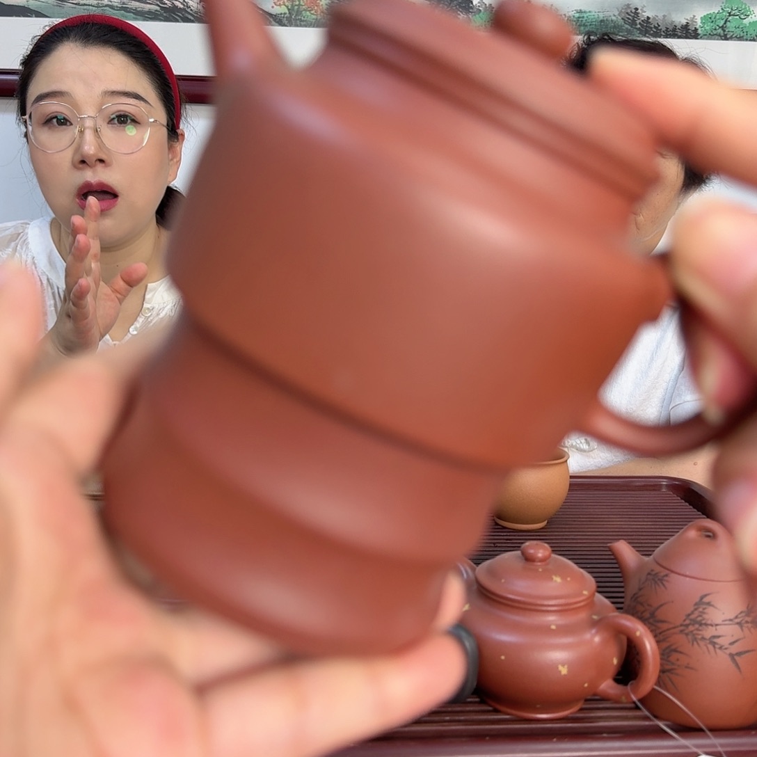 茶壶紫砂黄龙山原矿红皮龙180
